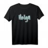 Helga Vorname Motiv Graffiti Design T-Shirt - Personalisiertes Street-Art T-Shirt für Frauen