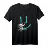 Happy Face Graffiti Astronaut T-Shirt – Originelles Geschenk für Raumfahrt-, Astronomie- und Kunstfans zu Geburtstagen, Muttertag, Vatertag & Weihnachten