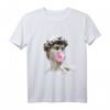 David Michelangelo mit Kaugummi Street Art T-Shirt – Originelles Geschenk für Frauen, Männer & Kinder zu Geburtstag, Hochzeit & Jahrestag