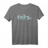 Fritz Motiv Graffiti Design T-Shirt - Personalisierte Street Art Kleidung mit Namen Fritz