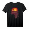 Afrika Karte T-Shirt mit Graffiti Landkarte, Flaggen & Kontinent – Perfektes Safari- und Wildtier-Geschenk für Naturliebhaber & Afrika-Fans