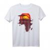 Afrika Karte T-Shirt mit Graffiti Landkarte, Flaggen & Kontinent – Perfektes Safari- und Wildtier-Geschenk für Naturliebhaber & Afrika-Fans