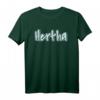 Hertha Vorname Motiv Graffiti Design T-Shirt - Personalisierter Fußball Fanartikel in Blau