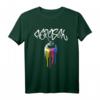 Graffiti Shirt mit bunten Dosen - Echtes Street Art Design, klassisch geschnitten, für Streetwear und kreative Looks