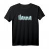 Hanna Vorname Motiv Graffiti Design T-Shirt - Personalisierte Streetwear mit Namen Hanna, einzigartiges Geschenk