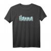 Hanna Vorname Motiv Graffiti Design T-Shirt - Personalisierte Streetwear mit Namen Hanna, einzigartiges Geschenk