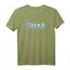Hanna Vorname Motiv Graffiti Design T-Shirt - Personalisierte Streetwear mit Namen Hanna, einzigartiges Geschenk