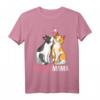 Katzenmama Damen T-Shirt mit süßem Katzen Design – Perfekt als Geschenk zum Geburtstag, Weihnachten oder Ostern für Katzenliebhaberinnen