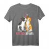 Katzenmama Damen T-Shirt mit süßem Katzen Design – Perfekt als Geschenk zum Geburtstag, Weihnachten oder Ostern für Katzenliebhaberinnen