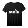 Moin Möwe Plattdeutsch Norddeutsch Rettungsring T-Shirt - Lustiges Küstenmotiv als Geschenkidee für Meer- und Nordsee-Fans