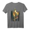 Japan Anime Maske Kitsune Style Samurai Oni Monster T-Shirt – Futuristisches Japan Tier & Kawaii Fox Spirit für Otaku & Geeks, Perfekt als Geschenk