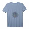 Damen Blume des Lebens T-Shirt mit Chakra, Sacred Geometry & V-Ausschnitt – Spirituelles Geschenk für Yoga, Meditation & Esoterik, Nachhaltige Mode