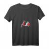 Damen Vespa tricolor T-Shirt mit V-Ausschnitt – Italienisches Retro-Design für Strand & Stadt, Perfekt für Reisen nach Sorrento, Rom, Mailand & Positano