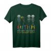 Autismus-Bewusstsein T-Shirt mit Skelett-Tupfen - Ermutigung und Unterstützung für Autismus Kämpfer, Familien und Lehrer