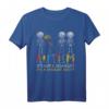 Autismus-Bewusstsein T-Shirt mit Skelett-Tupfen - Ermutigung und Unterstützung für Autismus Kämpfer, Familien und Lehrer