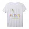 Autismus-Bewusstsein T-Shirt mit Skelett-Tupfen - Ermutigung und Unterstützung für Autismus Kämpfer, Familien und Lehrer