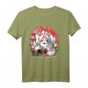 Laughing nine-tails Kitsune Japanischer Fuchs T-Shirt für Kinder und Teenager - Klassisch geschnitten, doppelt genähter Saum