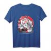 Laughing nine-tails Kitsune Japanischer Fuchs T-Shirt für Kinder und Teenager - Klassisch geschnitten, doppelt genähter Saum