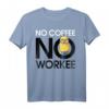 HapKitten Minions T-Shirt - No Coffee No Workee Humorvolles Graphic Shirt für Minions Fans