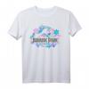 Jurassic Park Tropical Floral Logo T-Shirt - Offiziell Lizenzierte Jurassic Park Kleidung für Dinosaurier- und Filmfans