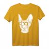 Black Metal Sphynx-Katze I Goth und Death Metal T-Shirt – Perfektes Geschenk für Katzen- und Metal-Fans
