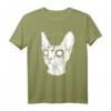 Black Metal Sphynx-Katze I Goth und Death Metal T-Shirt – Perfektes Geschenk für Katzen- und Metal-Fans