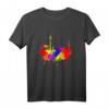 Bunte Berlin Skyline Kunst T-Shirt - Fanartikel, Souvenir & Stadtliebe für Berlin-Fans, Touristen & Marathonläufer