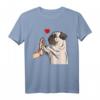Mops Liebe Hundehalter Frauchen Lustiges T-Shirt – Geschenkidee für Hundeliebhaber, Familie & Freunde zu Geburtstag, Weihnachten & Muttertag