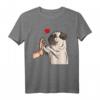 Mops Liebe Hundehalter Frauchen Lustiges T-Shirt – Geschenkidee für Hundeliebhaber, Familie & Freunde zu Geburtstag, Weihnachten & Muttertag