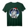 Star Wars Holiday Santa Hat Christmas R2-D2 Circle T-Shirt - Offiziell lizenziertes Weihnachtsdesign für Star Wars Fans