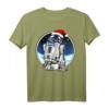 Star Wars Holiday Santa Hat Christmas R2-D2 Circle T-Shirt - Offiziell lizenziertes Weihnachtsdesign für Star Wars Fans