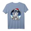 Star Wars Holiday Santa Hat Christmas R2-D2 Circle T-Shirt - Offiziell lizenziertes Weihnachtsdesign für Star Wars Fans