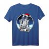 Star Wars Holiday Santa Hat Christmas R2-D2 Circle T-Shirt - Offiziell lizenziertes Weihnachtsdesign für Star Wars Fans