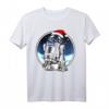 Star Wars Holiday Santa Hat Christmas R2-D2 Circle T-Shirt - Offiziell lizenziertes Weihnachtsdesign für Star Wars Fans
