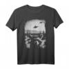 UFO Alien Waschbär T-Shirt – Weirdcore Style mit Waschbär und Alien Motiv für E-Girls, E-Boys & Tier- und Sci-Fi-Fans