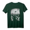UFO Alien Waschbär T-Shirt – Weirdcore Style mit Waschbär und Alien Motiv für E-Girls, E-Boys & Tier- und Sci-Fi-Fans