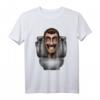 Skibidi Toilet Shirt mit Cameraman, Speakerman & TVman - Trendiges, klassisch geschnittenes T-Shirt mit doppeltem Saum