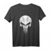 Marvel The Punisher Metallic Skull T-Shirt - Offizielles Merchandise für Marvel Fans & Superhelden-Liebhaber