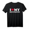 HapKitten T-Shirt für Männer - Lustiges Geschenk mit 'Ich Liebe Meinen Freund' für den besonderen Tag