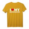 HapKitten T-Shirt für Männer - Lustiges Geschenk mit 'Ich Liebe Meinen Freund' für den besonderen Tag