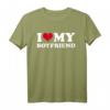 HapKitten T-Shirt für Männer - Lustiges Geschenk mit 'Ich Liebe Meinen Freund' für den besonderen Tag