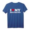 HapKitten T-Shirt für Männer - Lustiges Geschenk mit 'Ich Liebe Meinen Freund' für den besonderen Tag