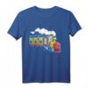 Cartoon Dampflokomotive Kinder T-Shirt – Perfekt als Eisenbahn Geschenk für Kinder, Dampflok Liebhaber & Lokomotiv Fans zu Geburtstagen, Weihnachten & Jubiläen