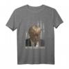 Donald Trump Fahndungsfoto Mugshot Never Surrender T-Shirt – Unterstütze Trump 2024 mit US-Flagge & Statement