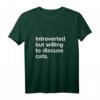 HapKitten Introverts T-Shirt – Lustiges Shirt für introvertierte Katzenliebhaber, perfekt als Geschenk zum Geburtstag oder Muttertag