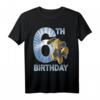 Transformers Bumblebee T-Shirt zum 6. Geburtstag - Vintage Lizenzierte Cartoon Kleidung für Kinder und Erwachsene