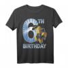 Transformers Bumblebee T-Shirt zum 6. Geburtstag - Vintage Lizenzierte Cartoon Kleidung für Kinder und Erwachsene