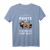 Rente Ruhestand Rentner Geschenk Faultier T-Shirt – Lustiges Abschiedsgeschenk für Kollegen und Rentner
