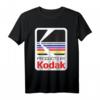 Kodak Vintage Logo T-Shirt – Klassisch geschnitten mit doppelt genähtem Saum, ideal für Vintage- und Fotografie-Fans