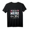Geburtstagsgeschenk für Mama - Beste Mama der Welt T-Shirt, ideal für Muttertag, Weihnachten, Geburtstag & mehr